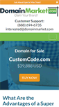 Mobile Screenshot of customcode.com